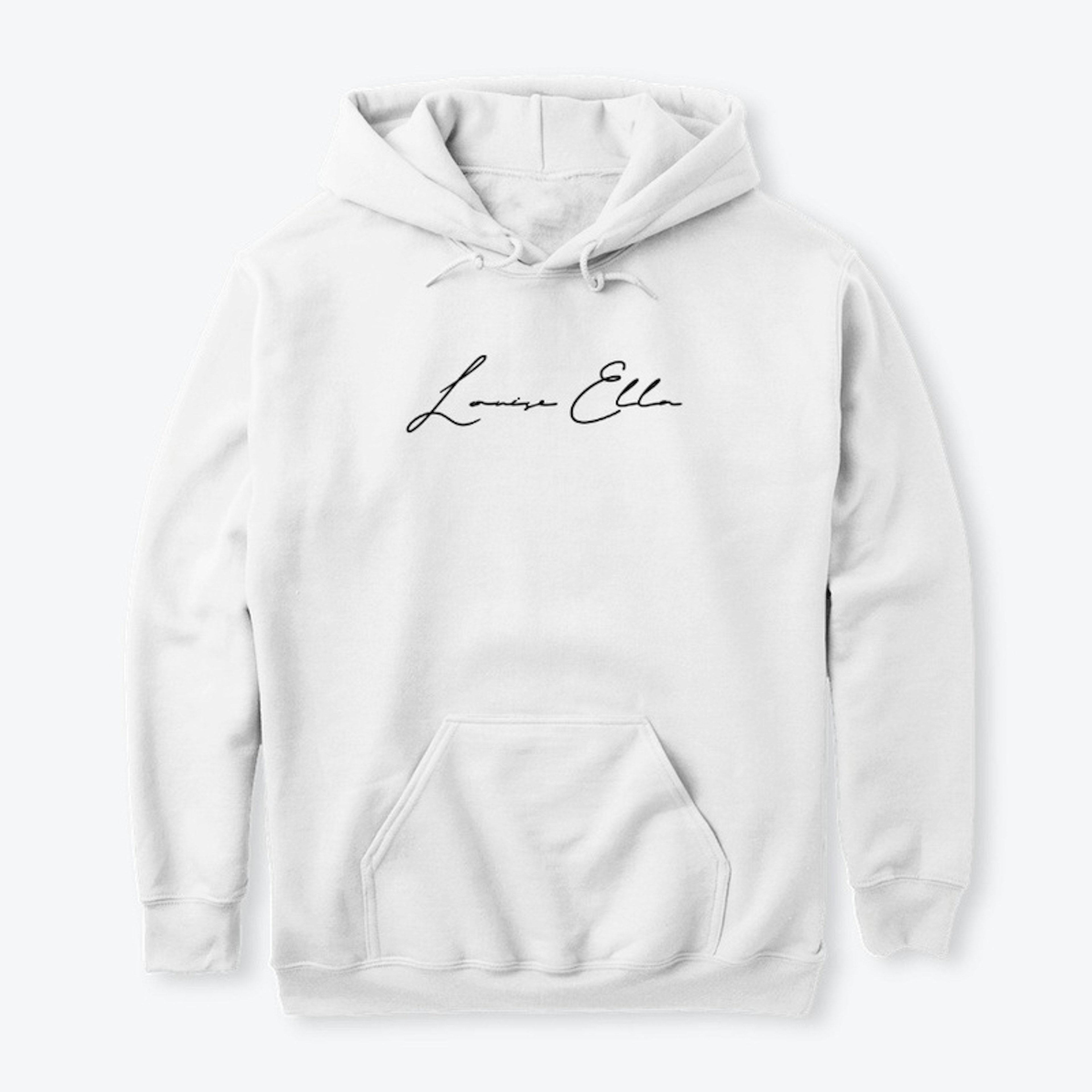 Signed Loulabellee  White Hoodie 